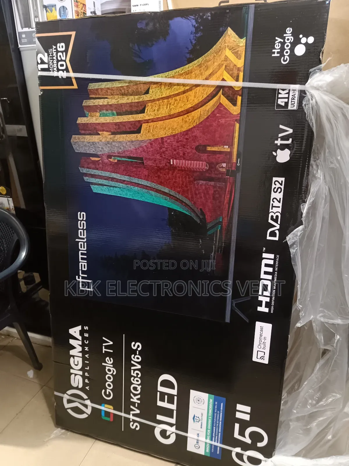 Sigma 65" Qled Smart Google Led Tv