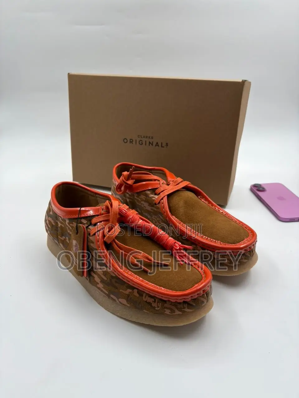 Original Clarks Red Camouflage
