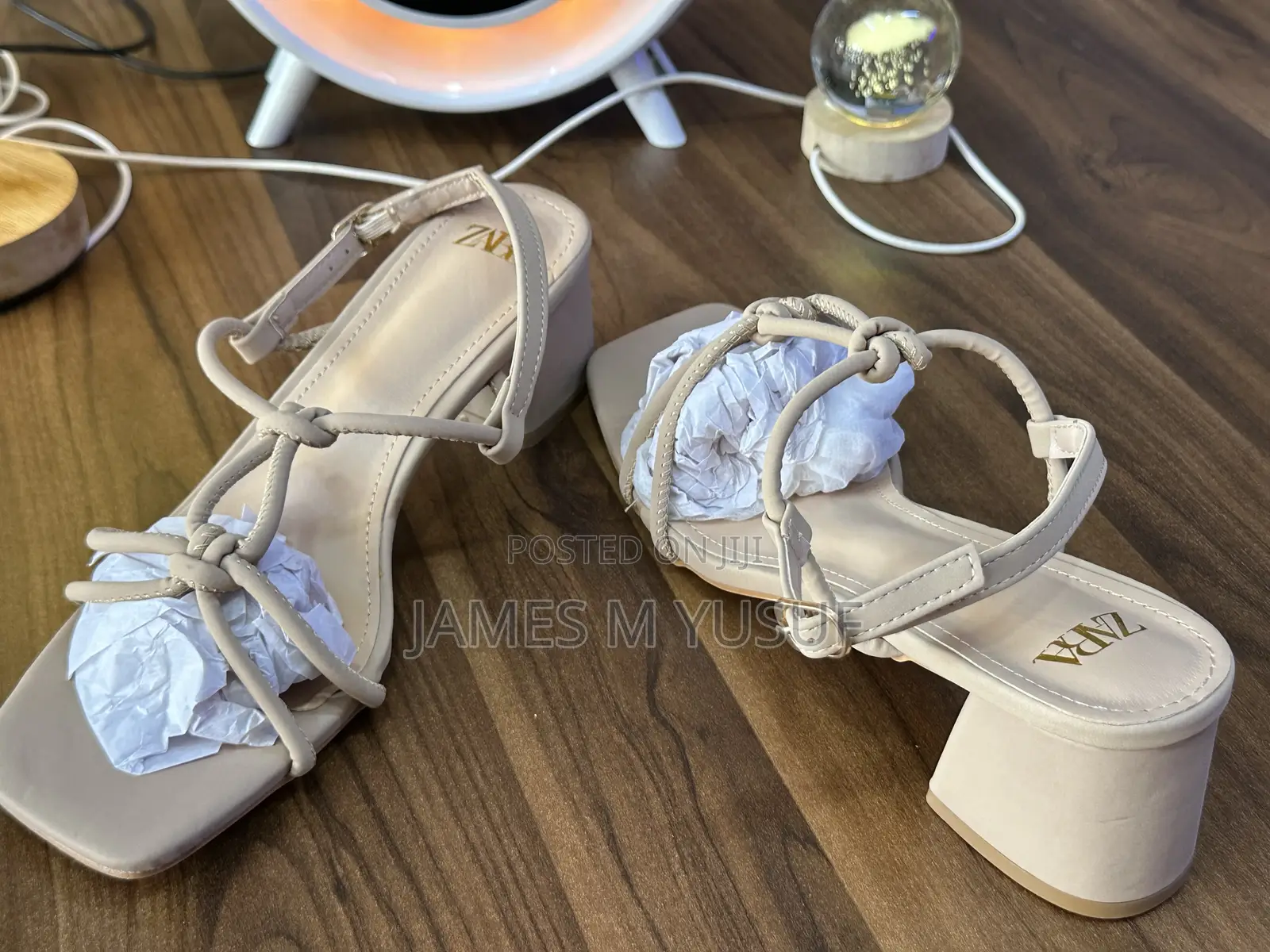 Original Zara Block Heels Sandals