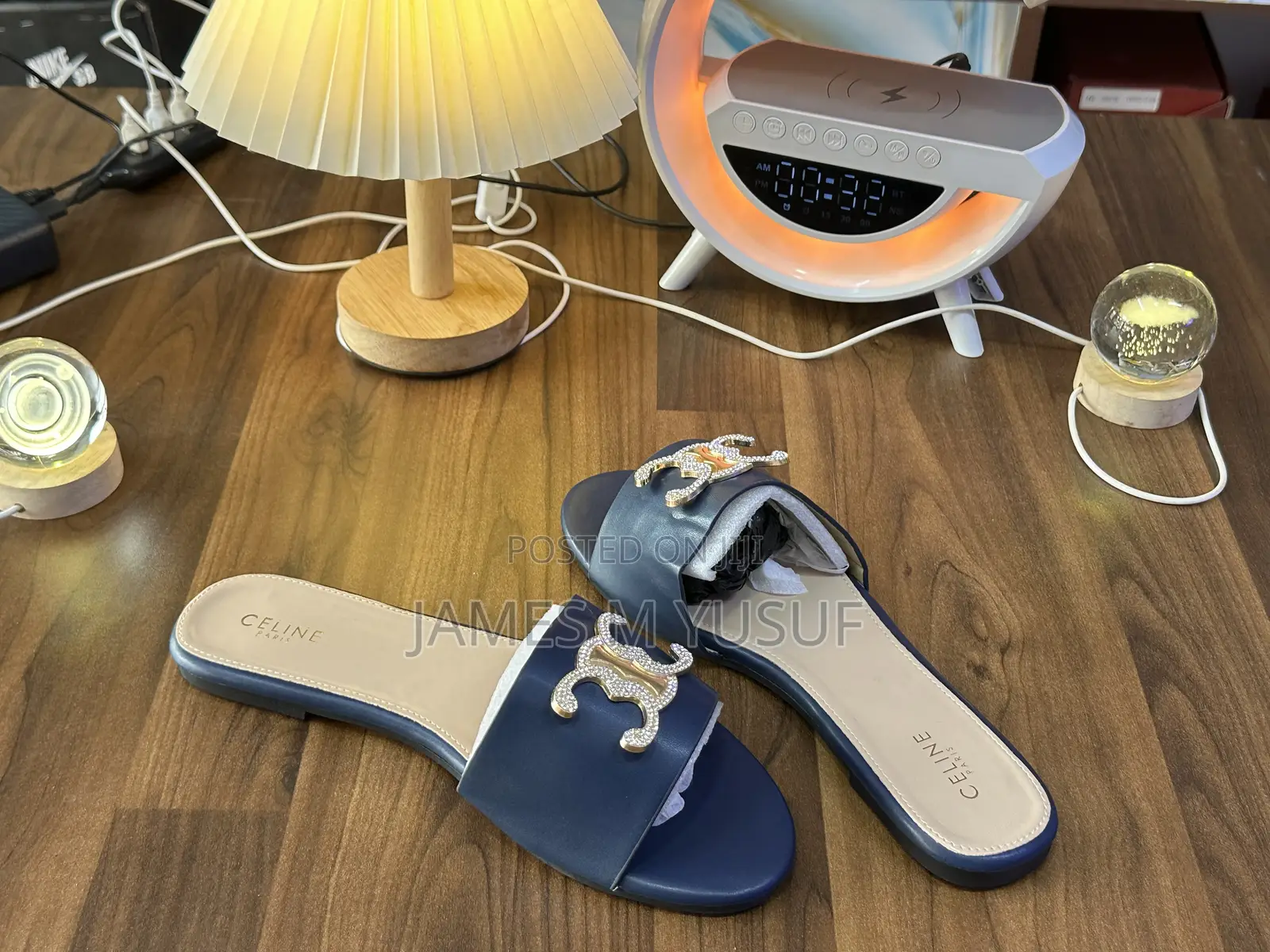 Original Celine Paris Flat Slippers for Cool Price