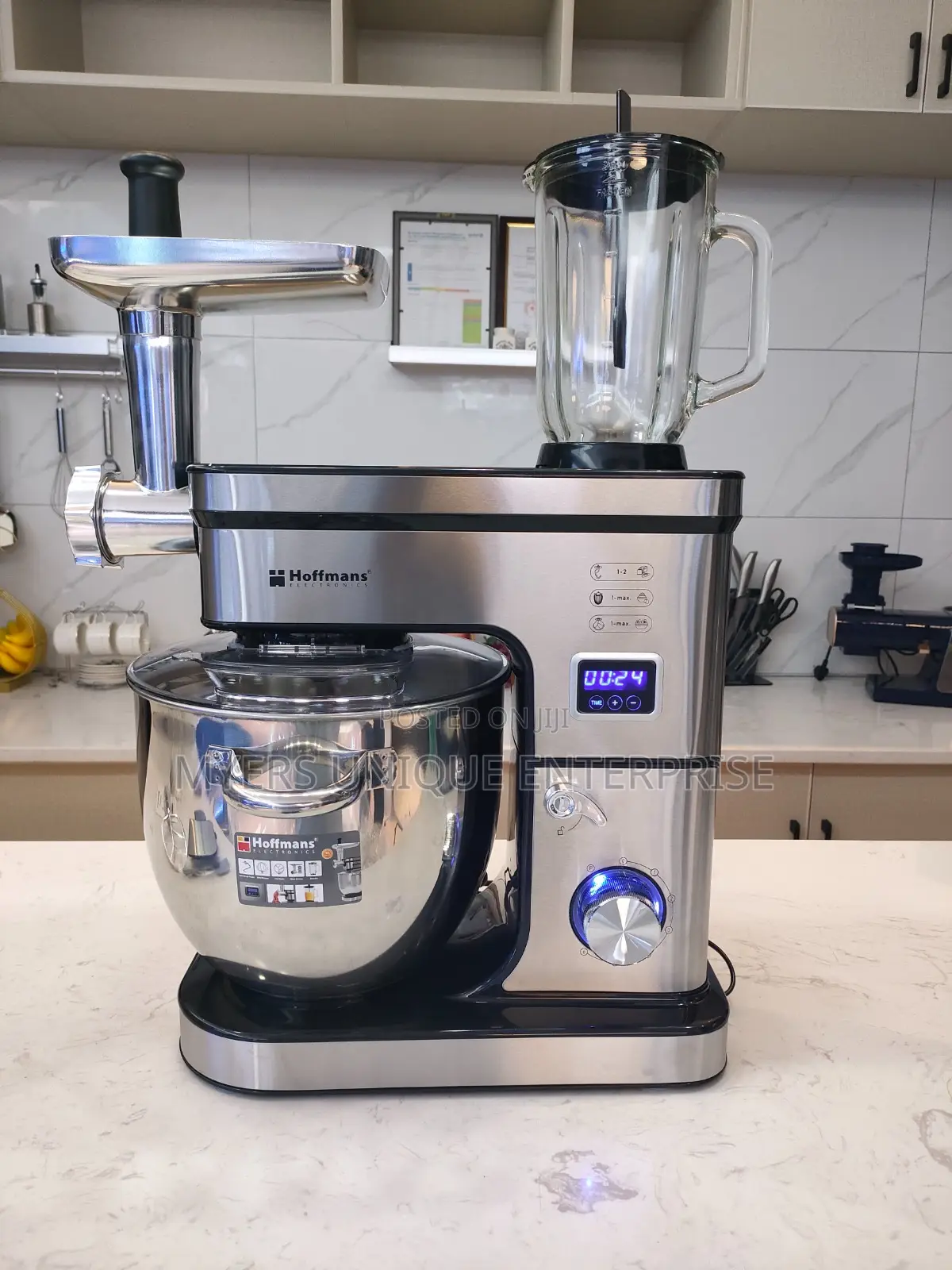 Get Free Delivery for 100% Original Copper Motor 3in1 Stand Mixer 15l