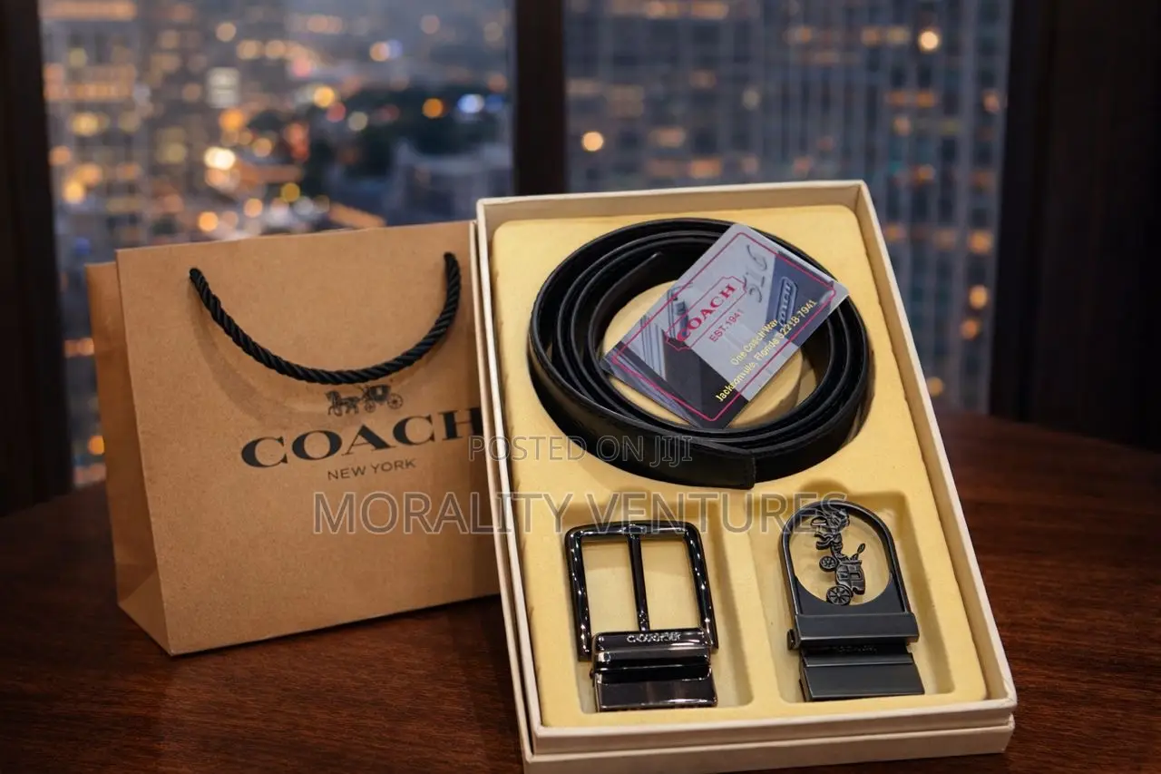 Coach Reversible Leather Belts