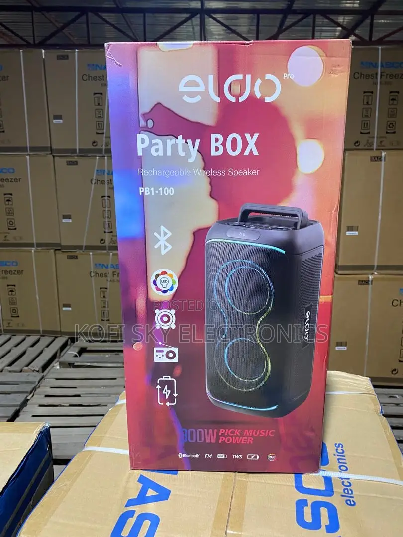 Fresh in Box Eldo Fbi-100 Doubledoor 6,5” Potable Bluetooth Speaker