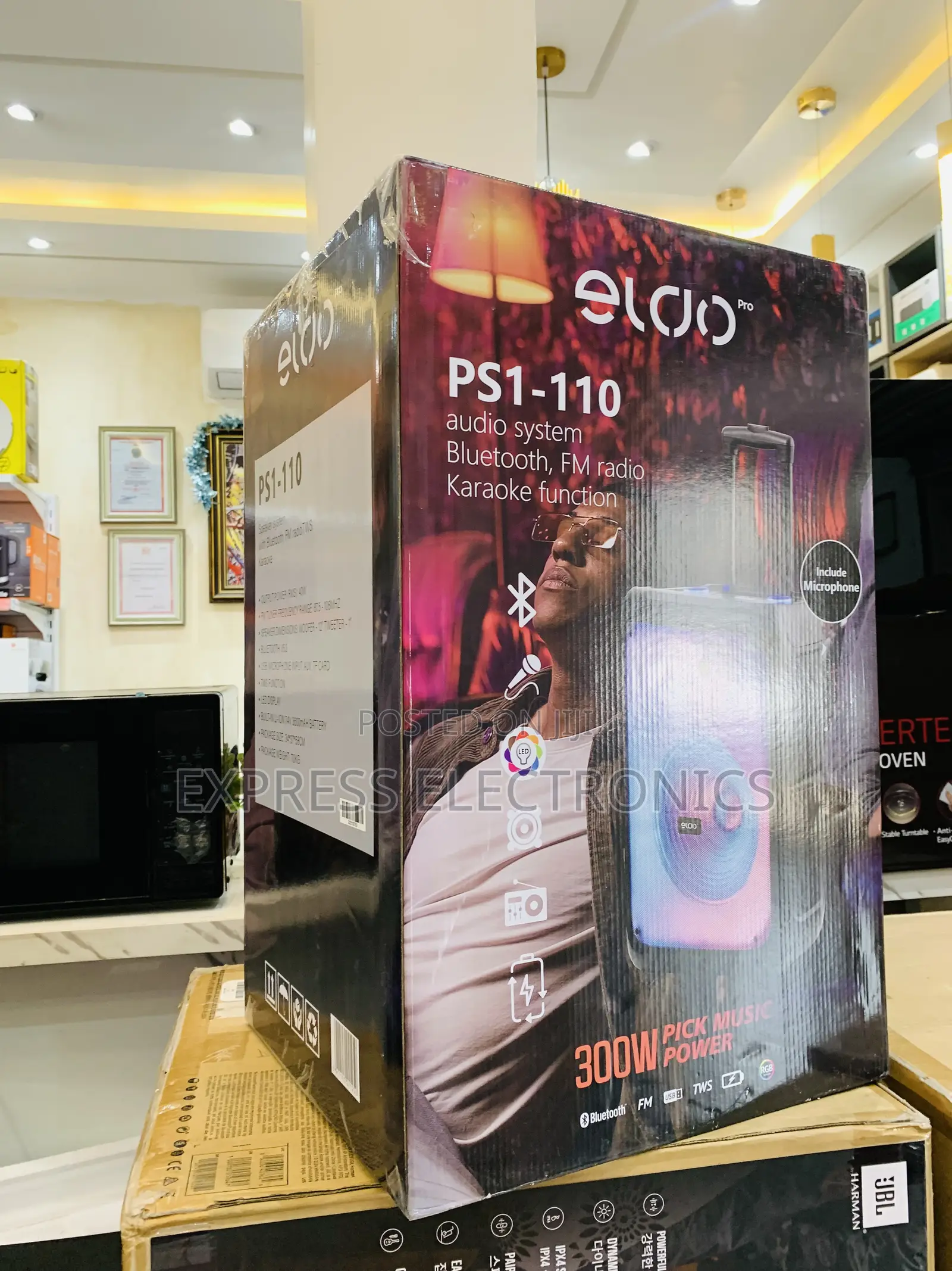 Available Now 10gig Store Speaker Ps1-110 Single 12" With Mic