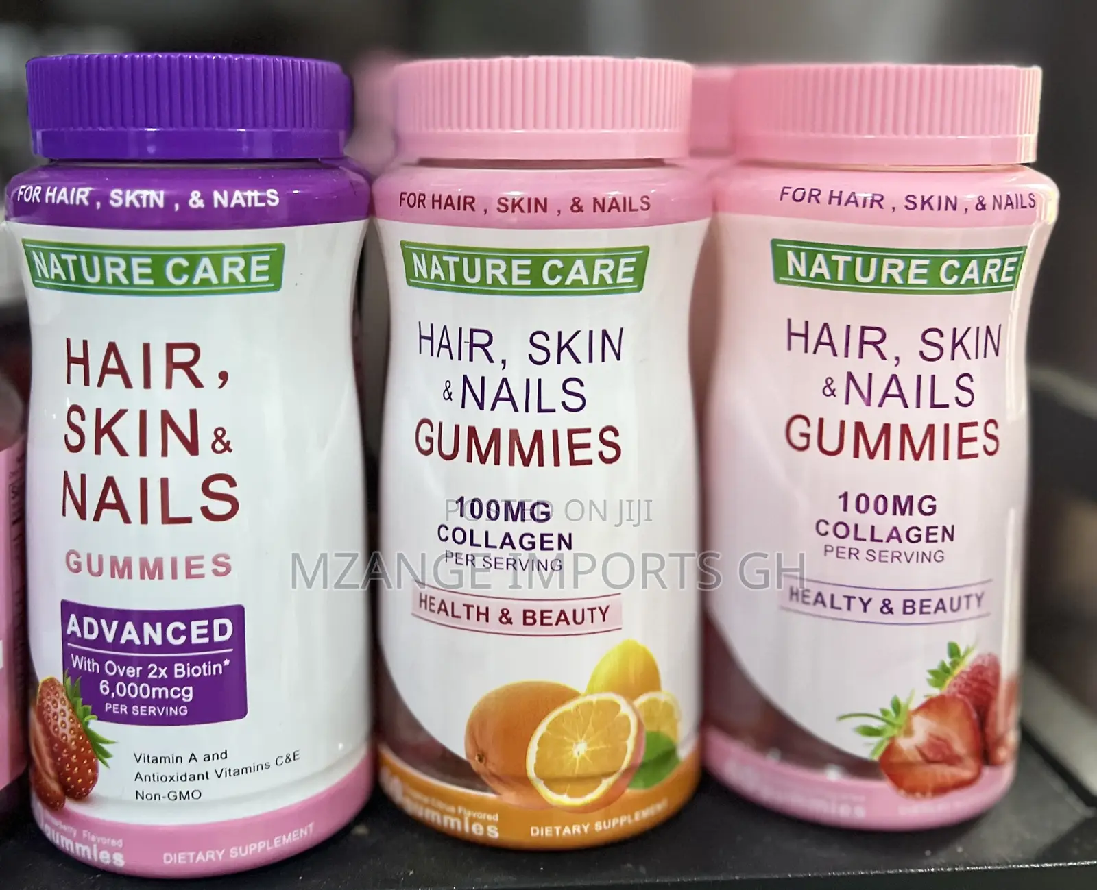 Hair Skin Nails Gummies Supplements