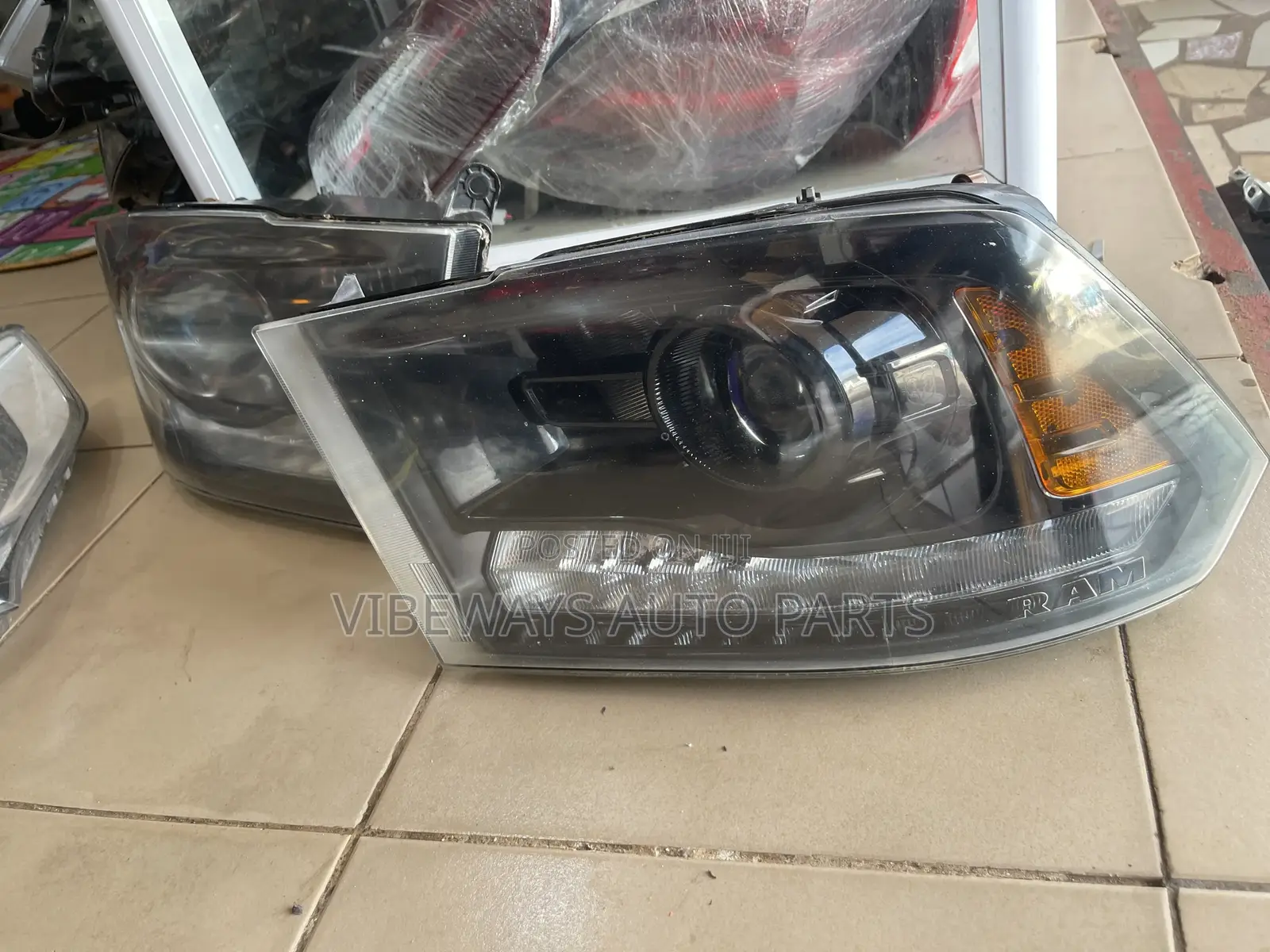 Dodge Ram 2014-2018 Headlights Led Used