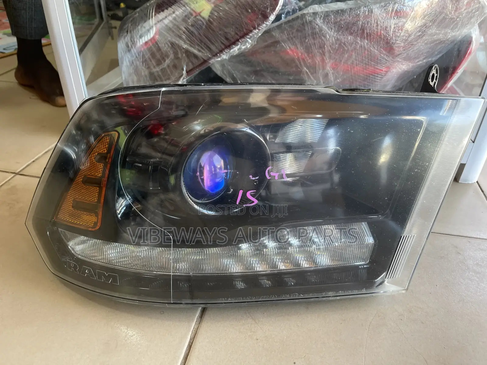 Dodge Ram 2014-2018 Headlights Led Used