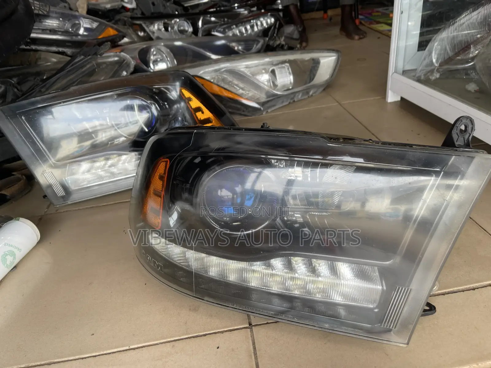 Dodge Ram 2014-2018 Headlights Led Used