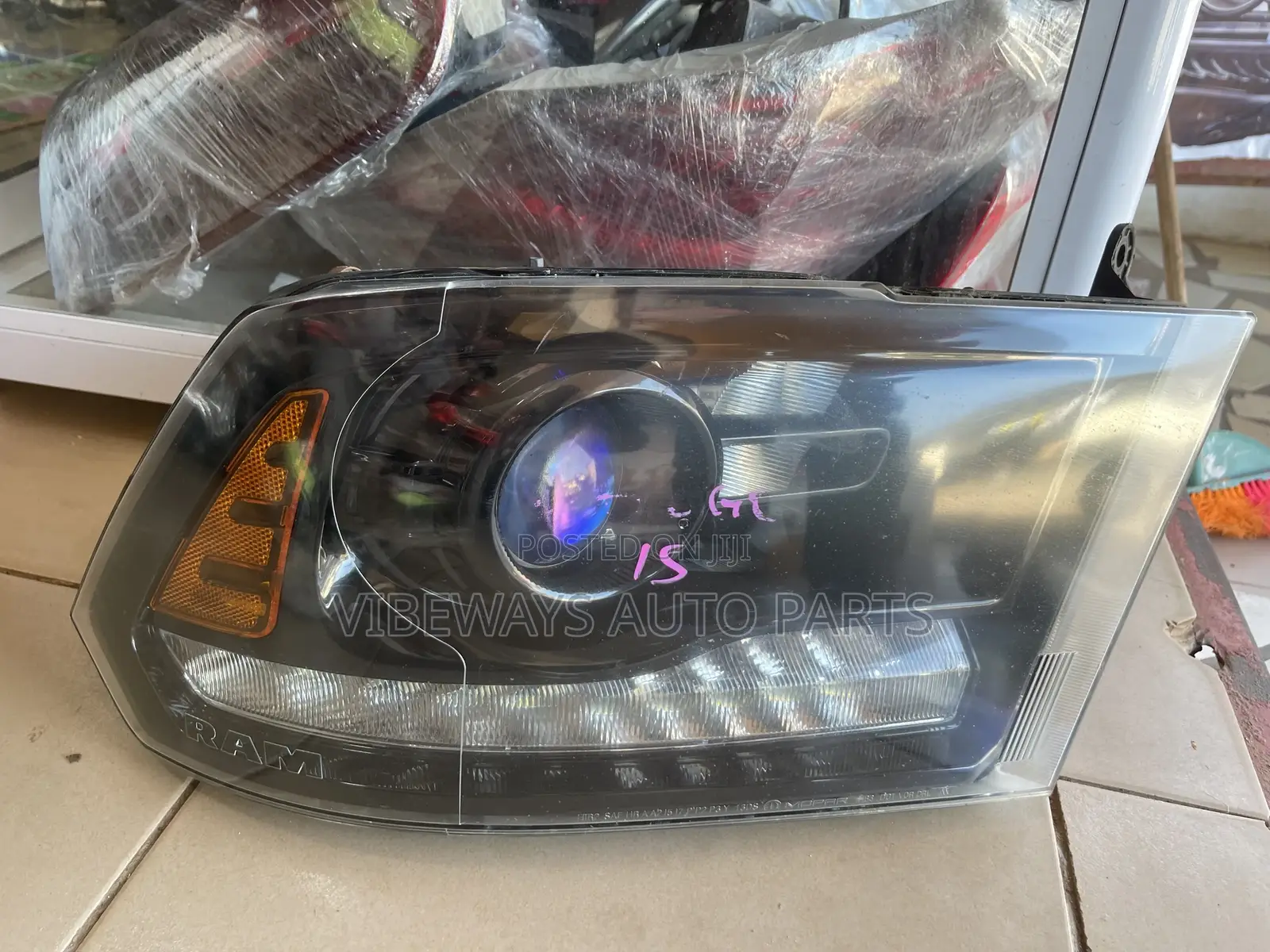 Dodge Ram 2014-2018 Headlights Led Used