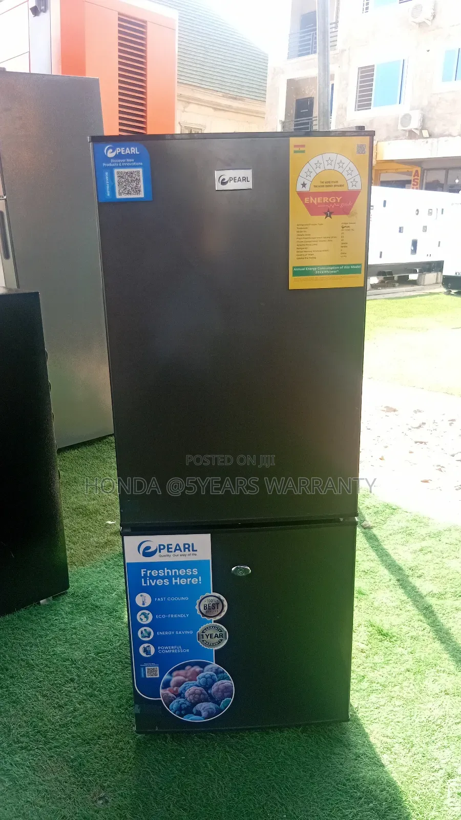Pearl Double-Door Fridge 79l Compact Design