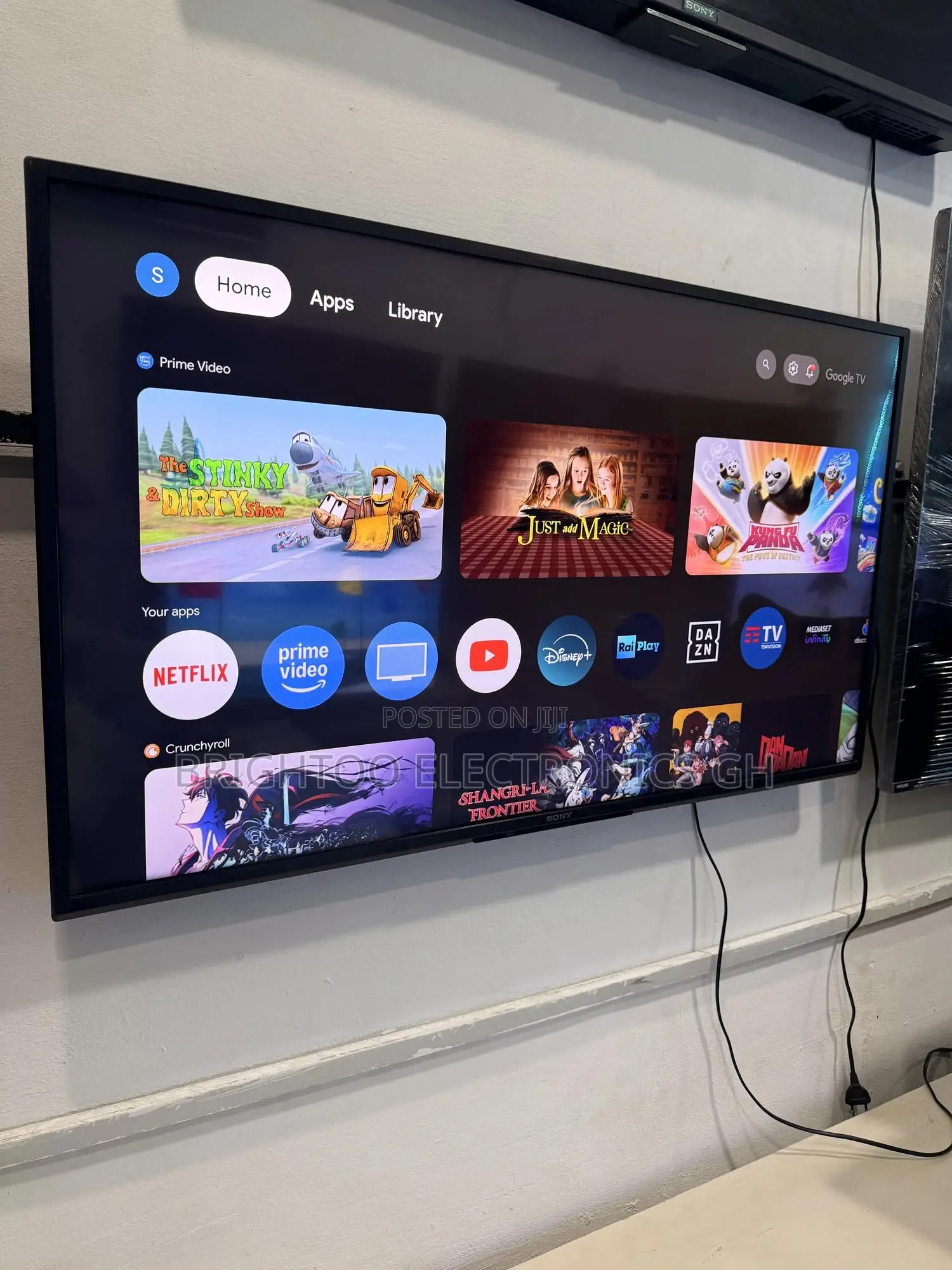 43inches Full Digital Satellite Sony Google Tv( 2023 Model)