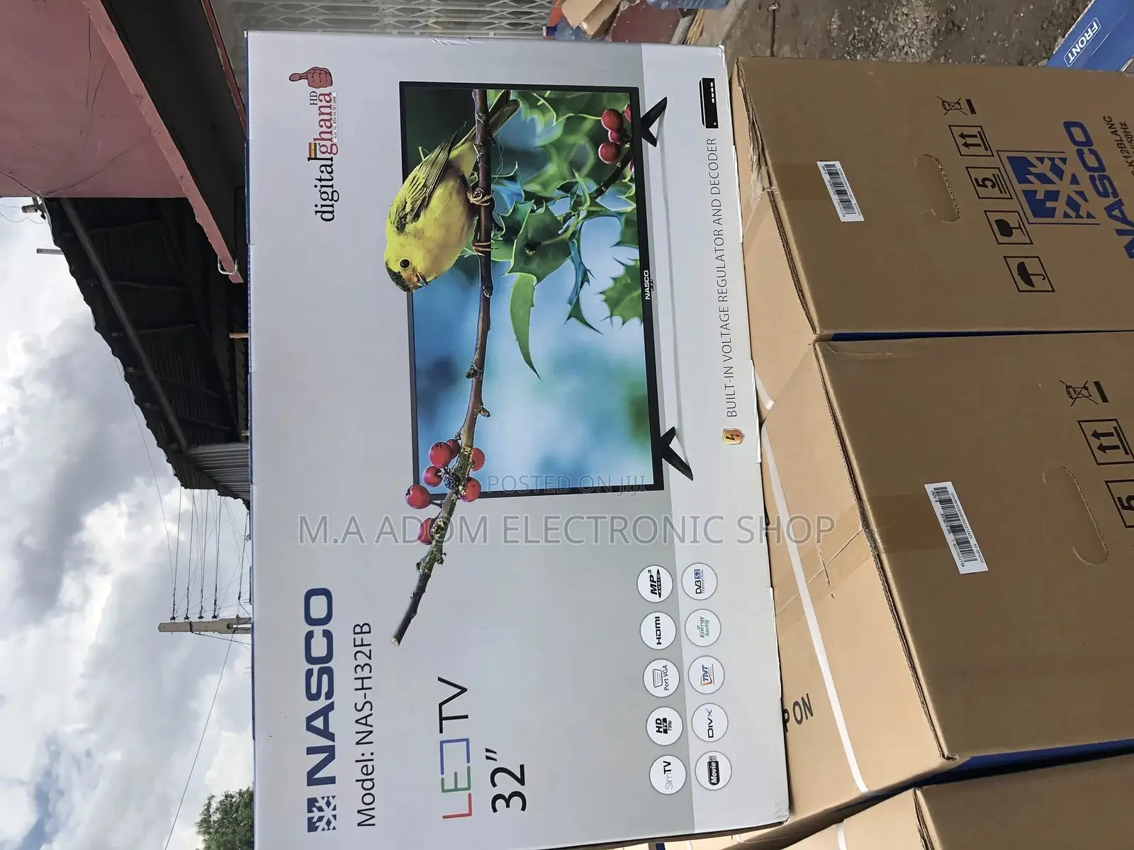 Nasco 32”Digital Satellite Led Tv