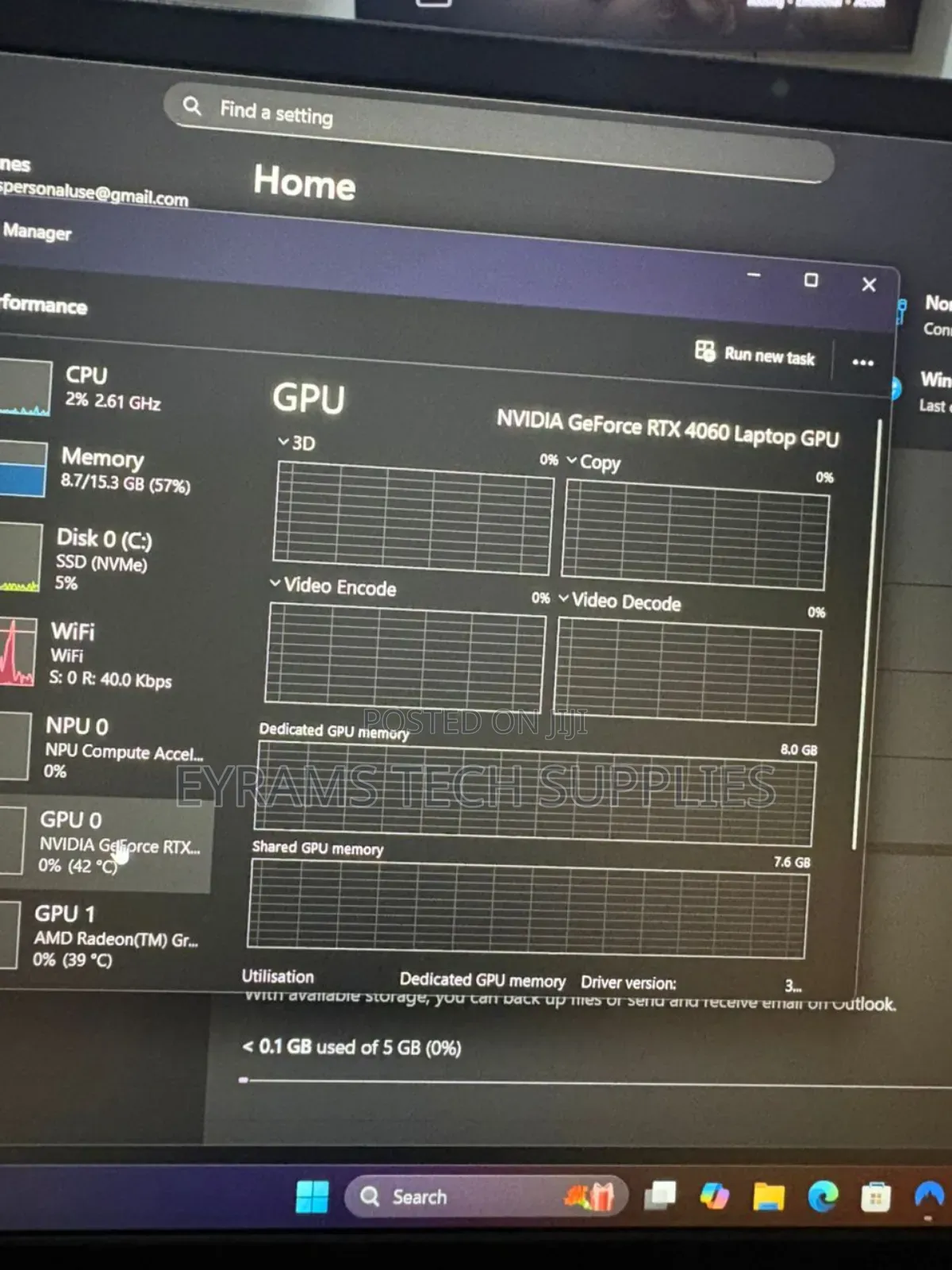 Laptop HP Victus 15 16GB AMD Ryzen 7 SSD 1T