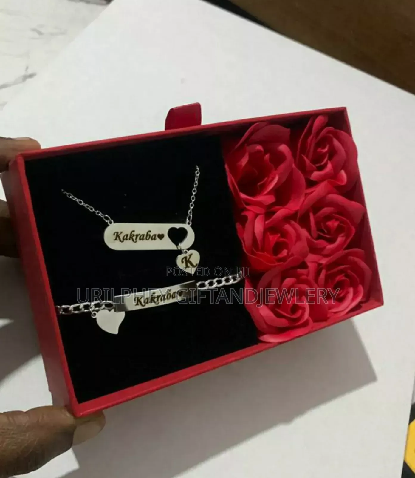 Gift Customize Necklace With Bracelet