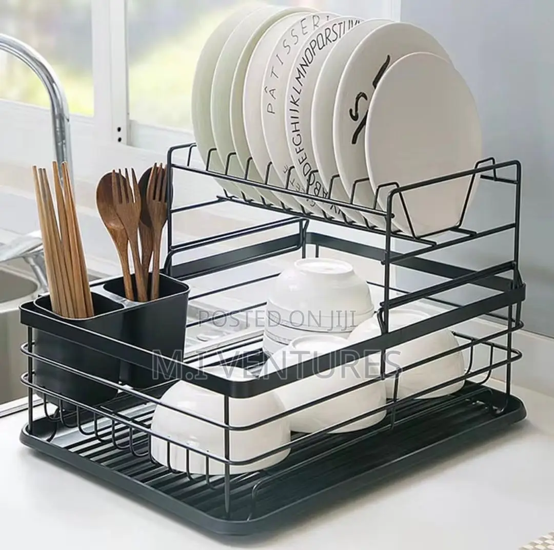 2 Tier Metal Dish Rack