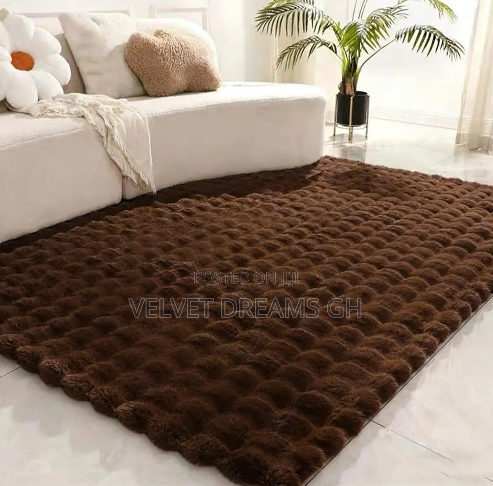 Rabbit Hair Fluffy Carpet – Soft Luxurious