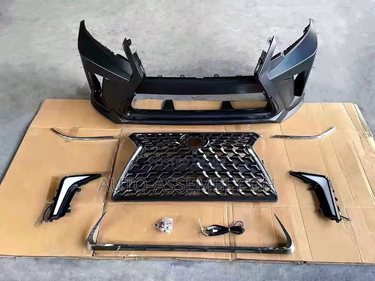 Land Cruiser Prado 2018-2021 Front Bumper (Lexus Style)