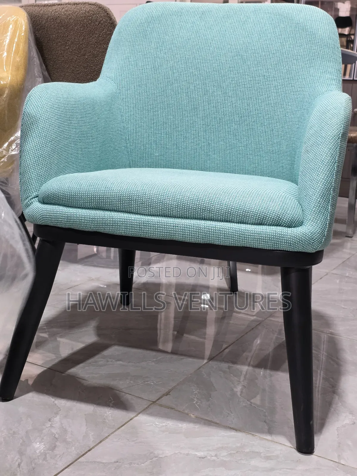 Armchair With Black Legs.