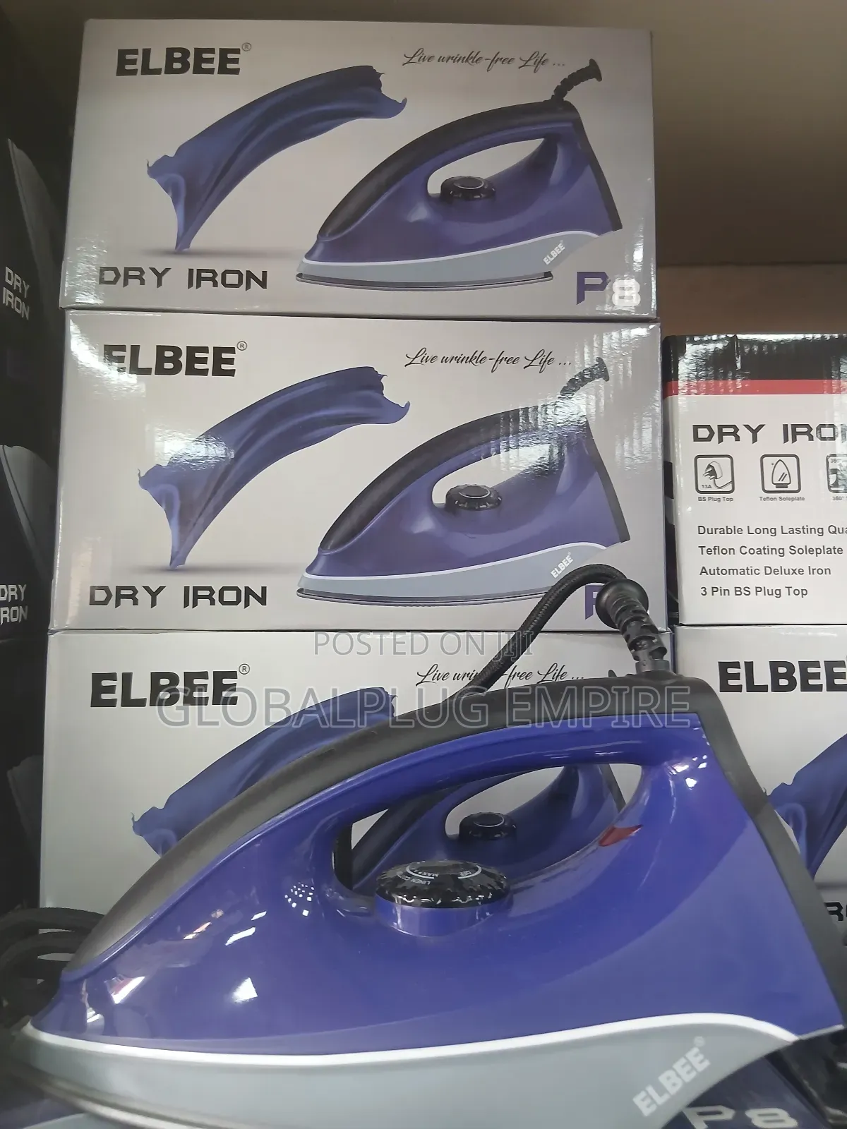 Reliable Electric Dry Iron for Home Use