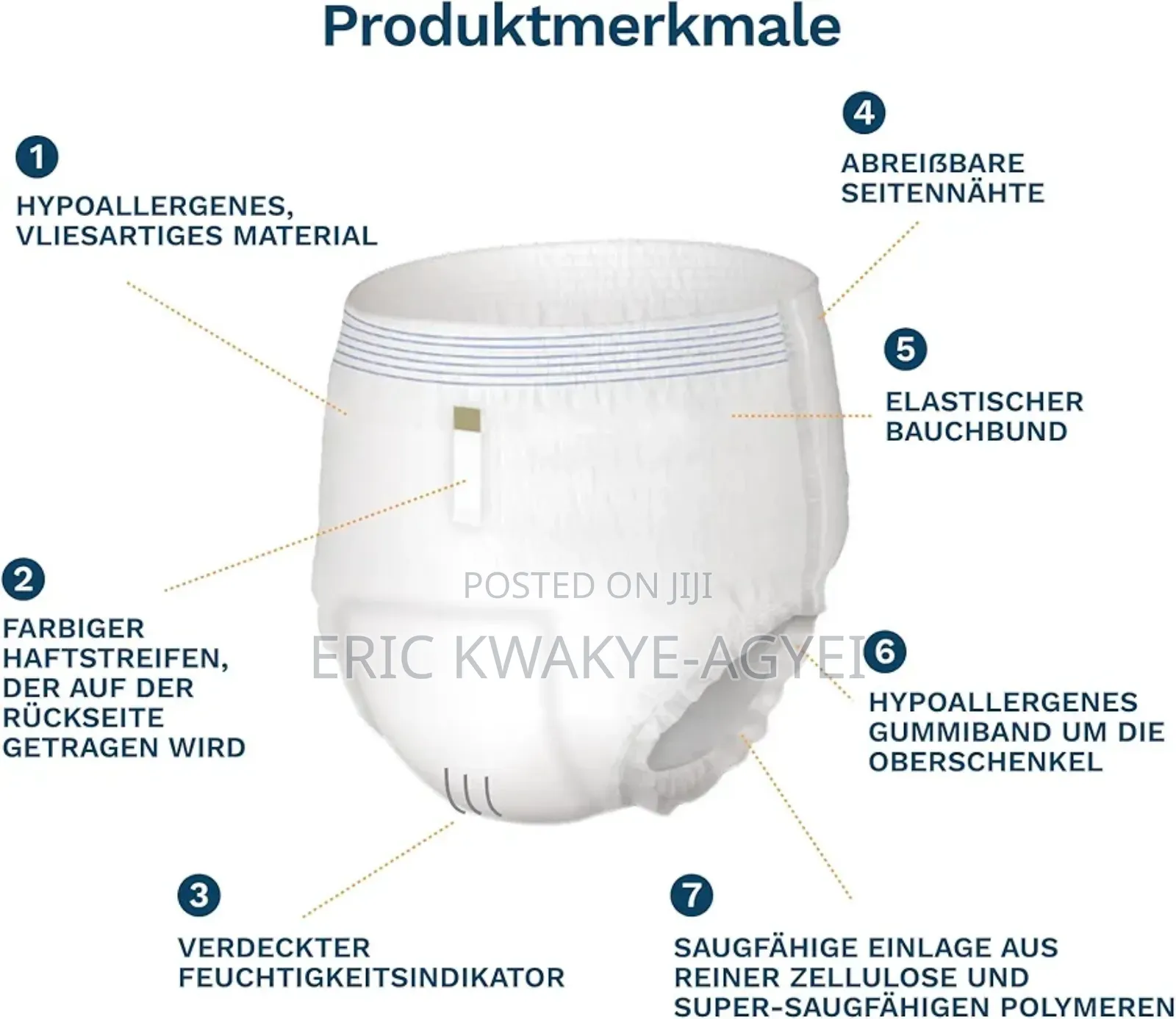 Egosan Pants Plus 6 Packs Of 15 Pieces, Absorbent Stretch Incontinence