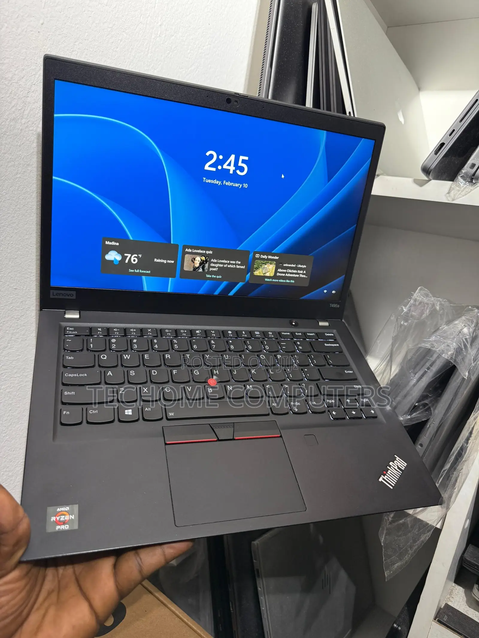 Laptop Lenovo ThinkPad T495s 16GB Intel Core I7 SSD 256GB