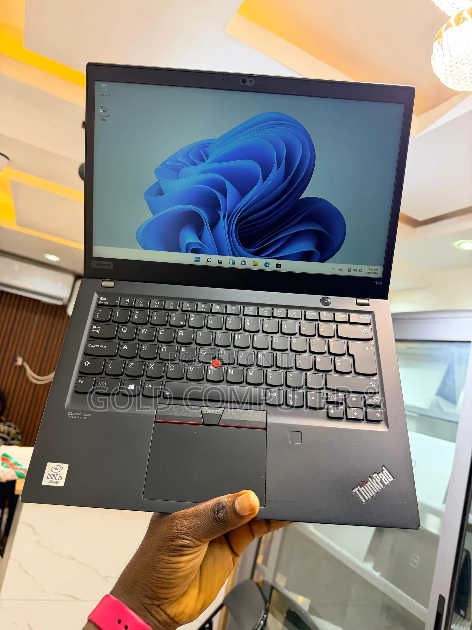Laptop Lenovo Thinkpad T14s Gen 1 16GB Intel Core I5 SSD 256GB