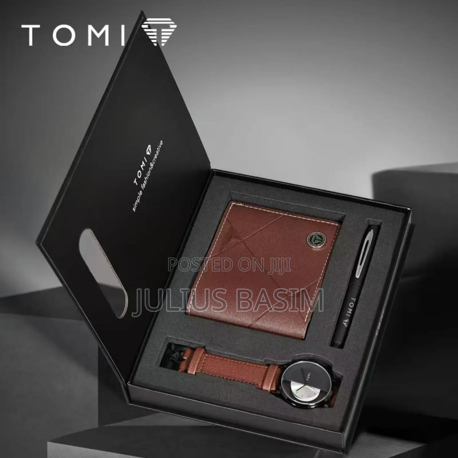 Tomi Watch With Wallet and Pen in Box
