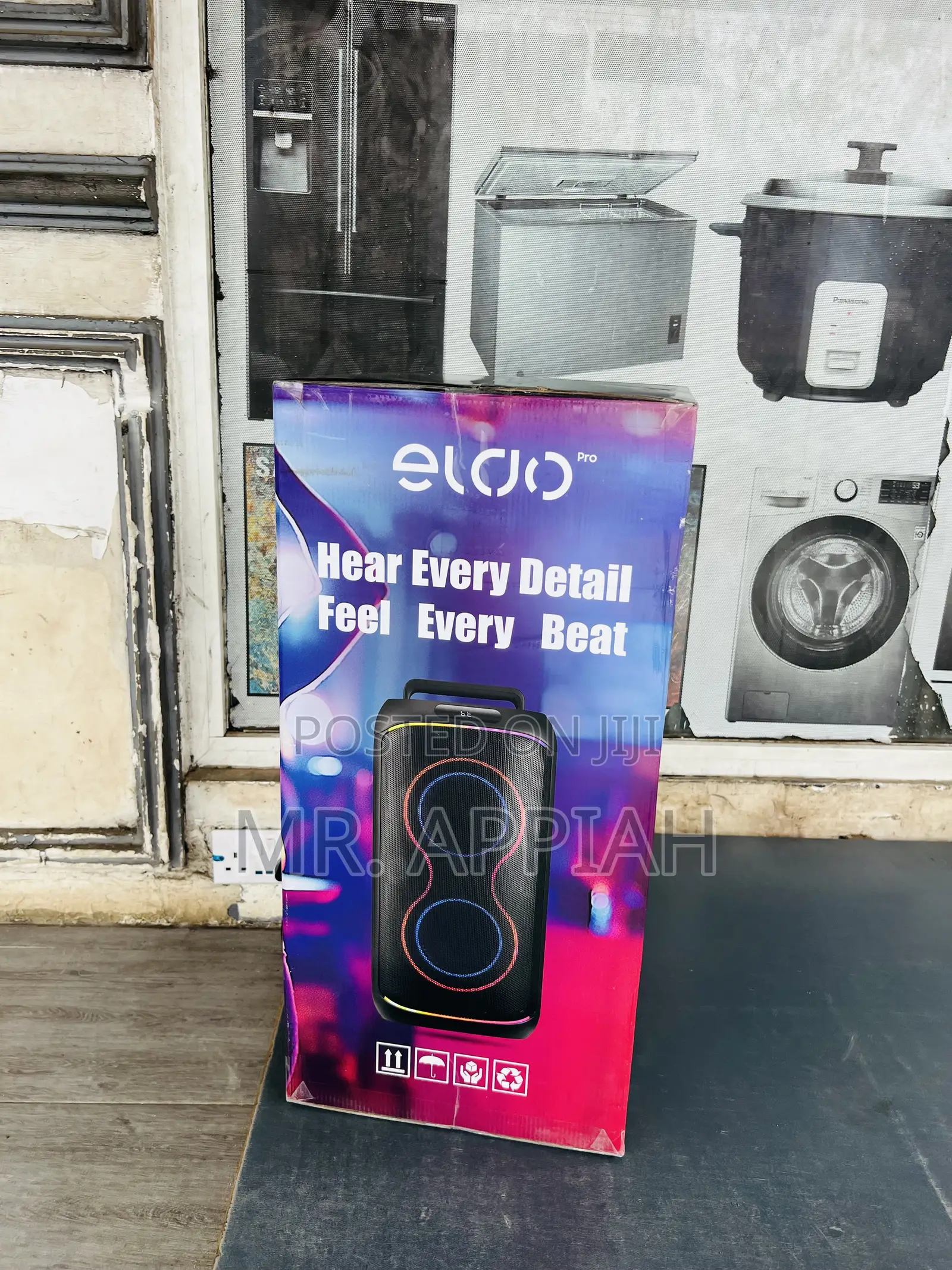 Buy Original Eldo Pb1-100 Double 6,5" Rechargeable Bluetooth Speaker.