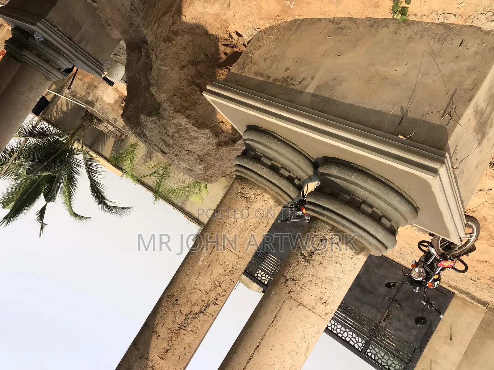 Gate Pillar and Fence Wall Copping Design Artwork