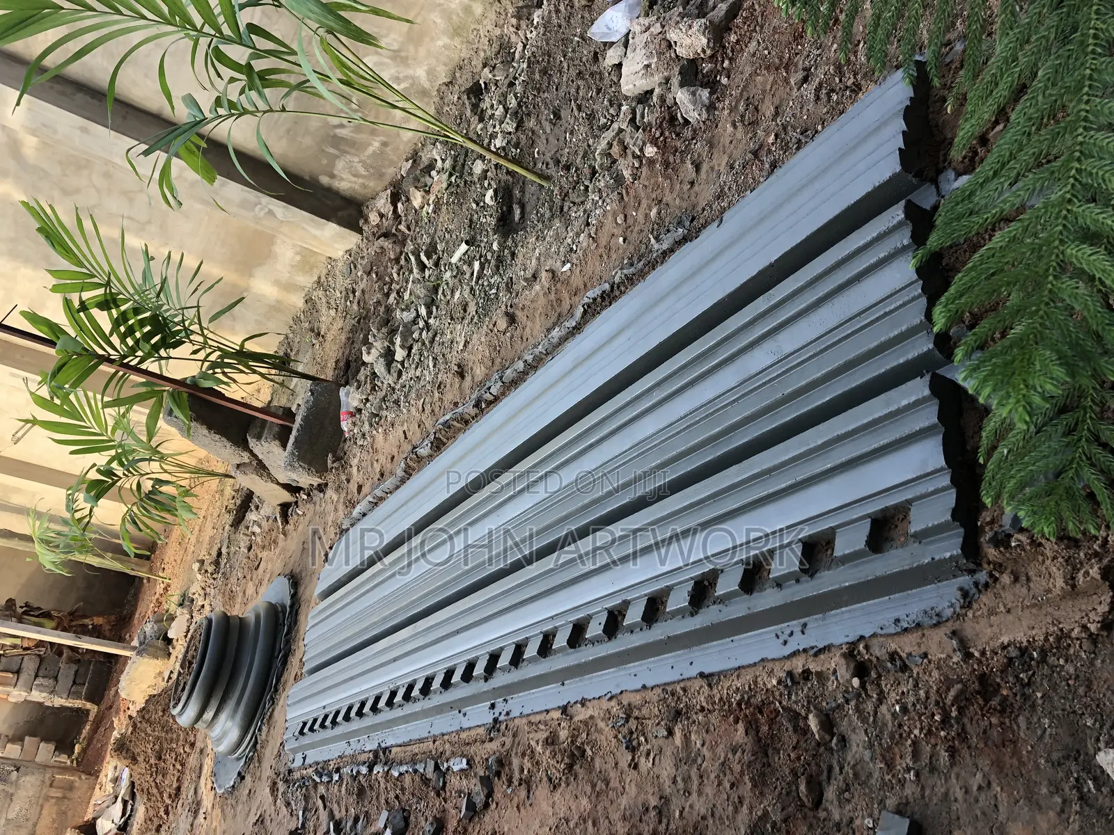 Gate Pillar and Fence Wall Copping Design Artwork