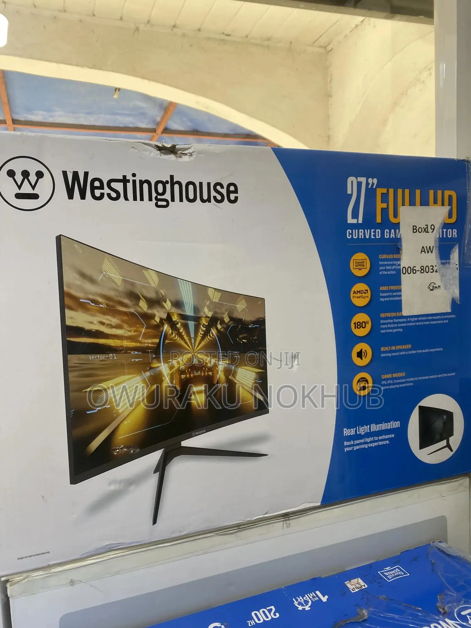 Westinghouse 27” FHD Curved Gaming Monitor