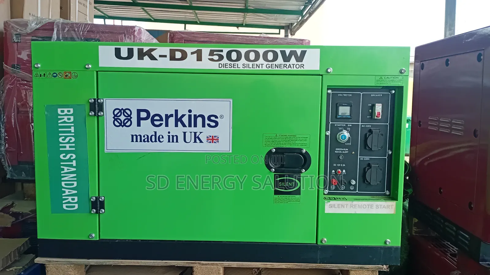 Perkins 15kva Strongstart Generator