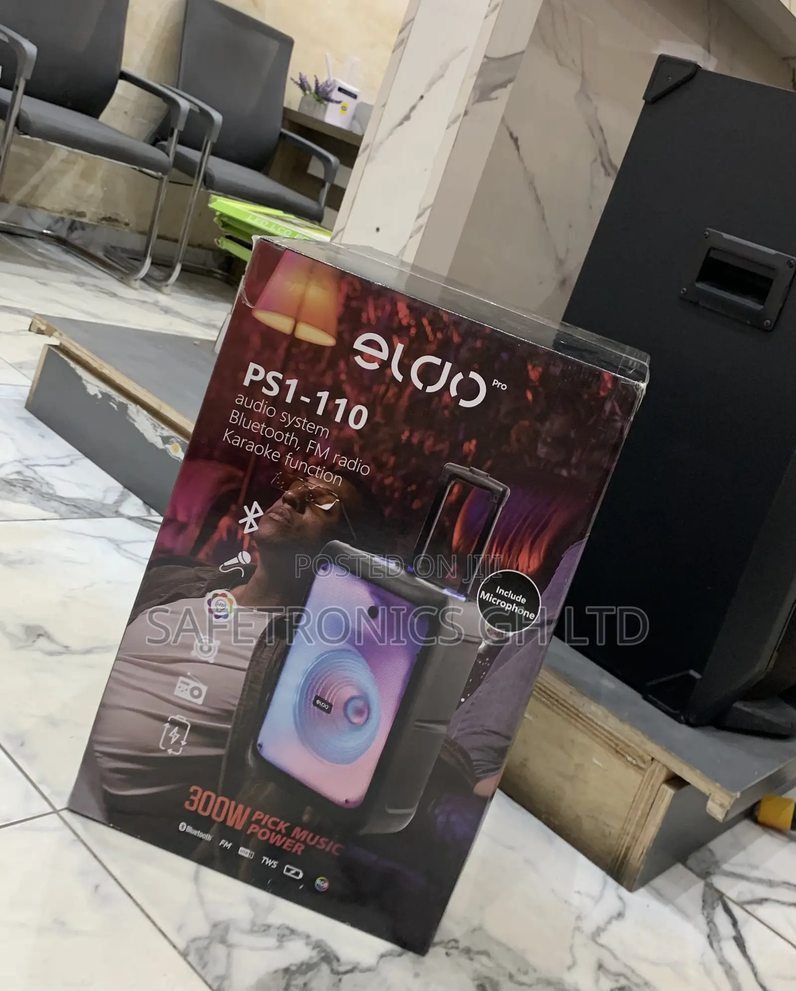 Exclusive Eldo Pro 330 Watts Bluetooth Ps1-110 Single 12” With Mic