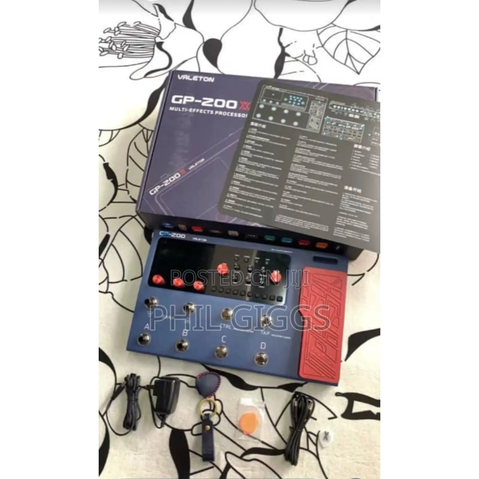 Valeton and Boss Gt Guitar Effects Box