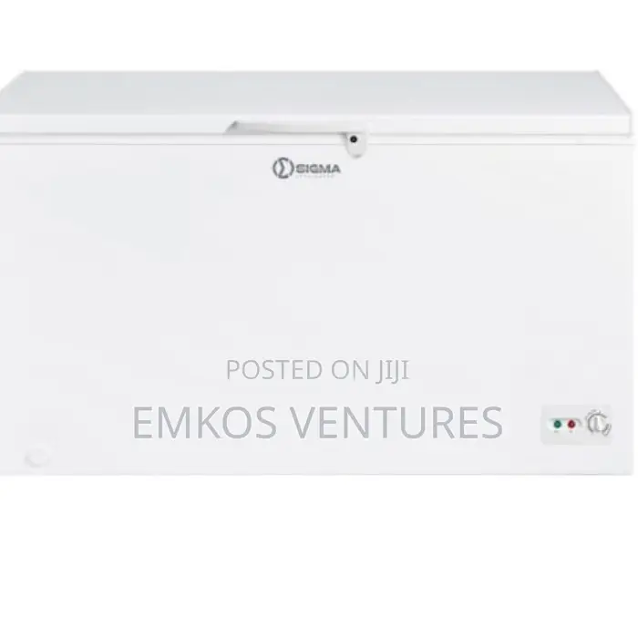 Sigma SCF-450w 420l Double Door Chest Freezer - Fast Freeze, Basket