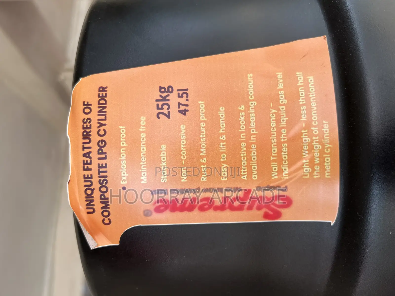 Supreme Composite LPG Cylinder 25kg