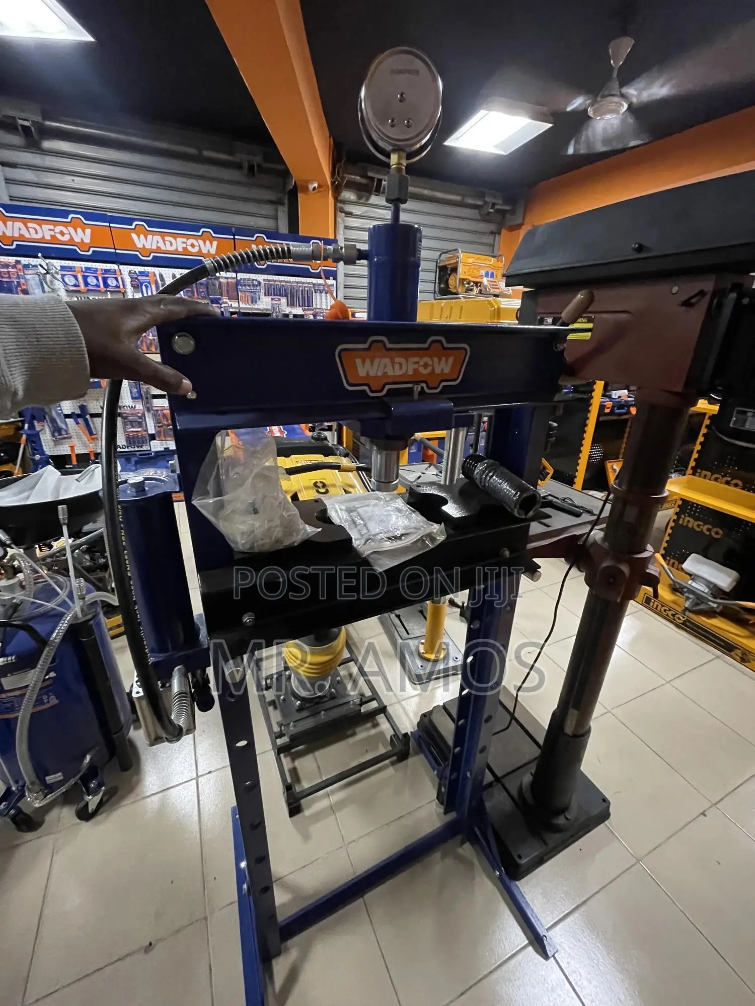 20 Tons Manual Hydraulic Shop Press With 0-910mm Work Range - Whq2a20