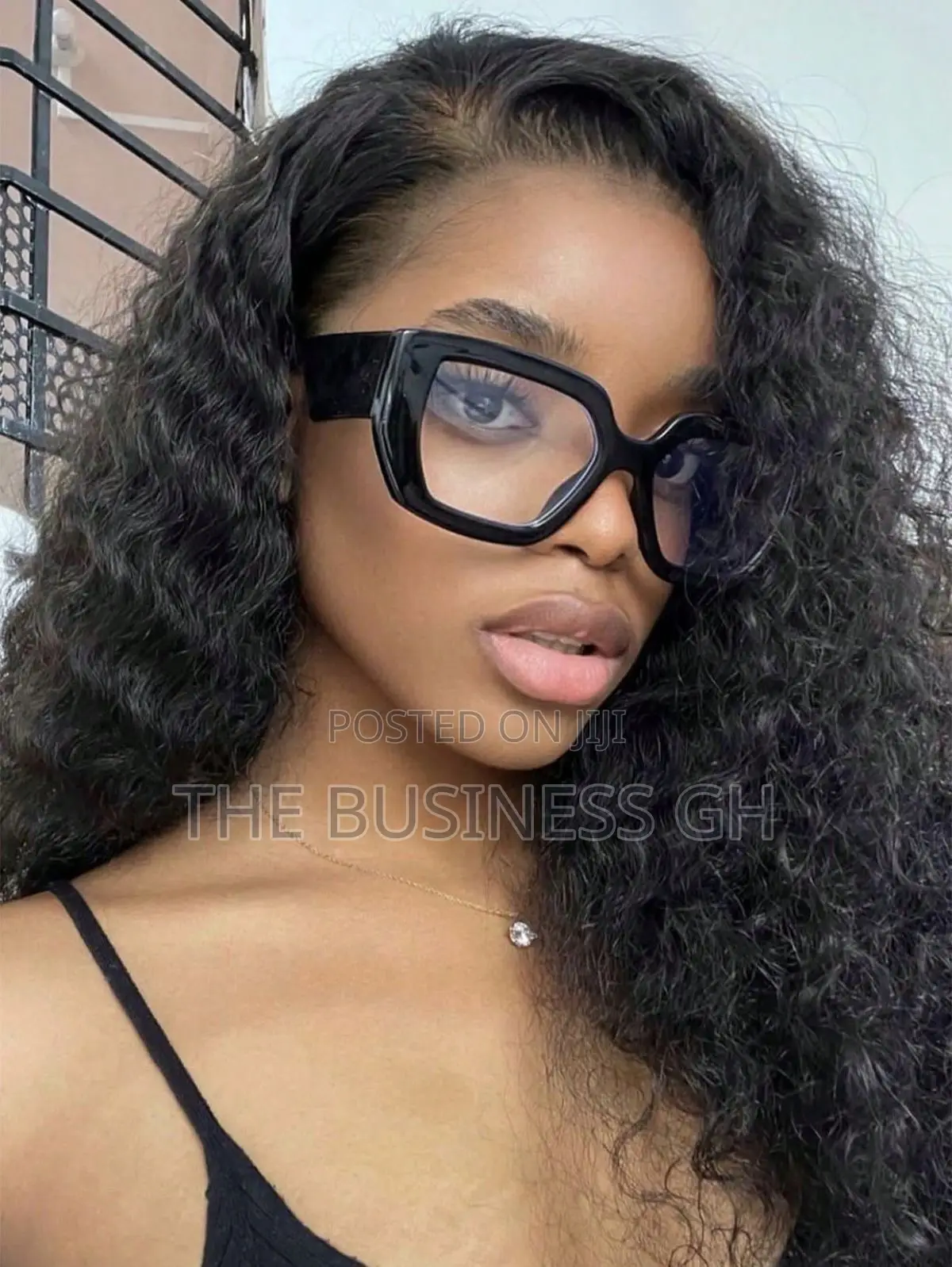 Black Chunky Glasses for Ladies