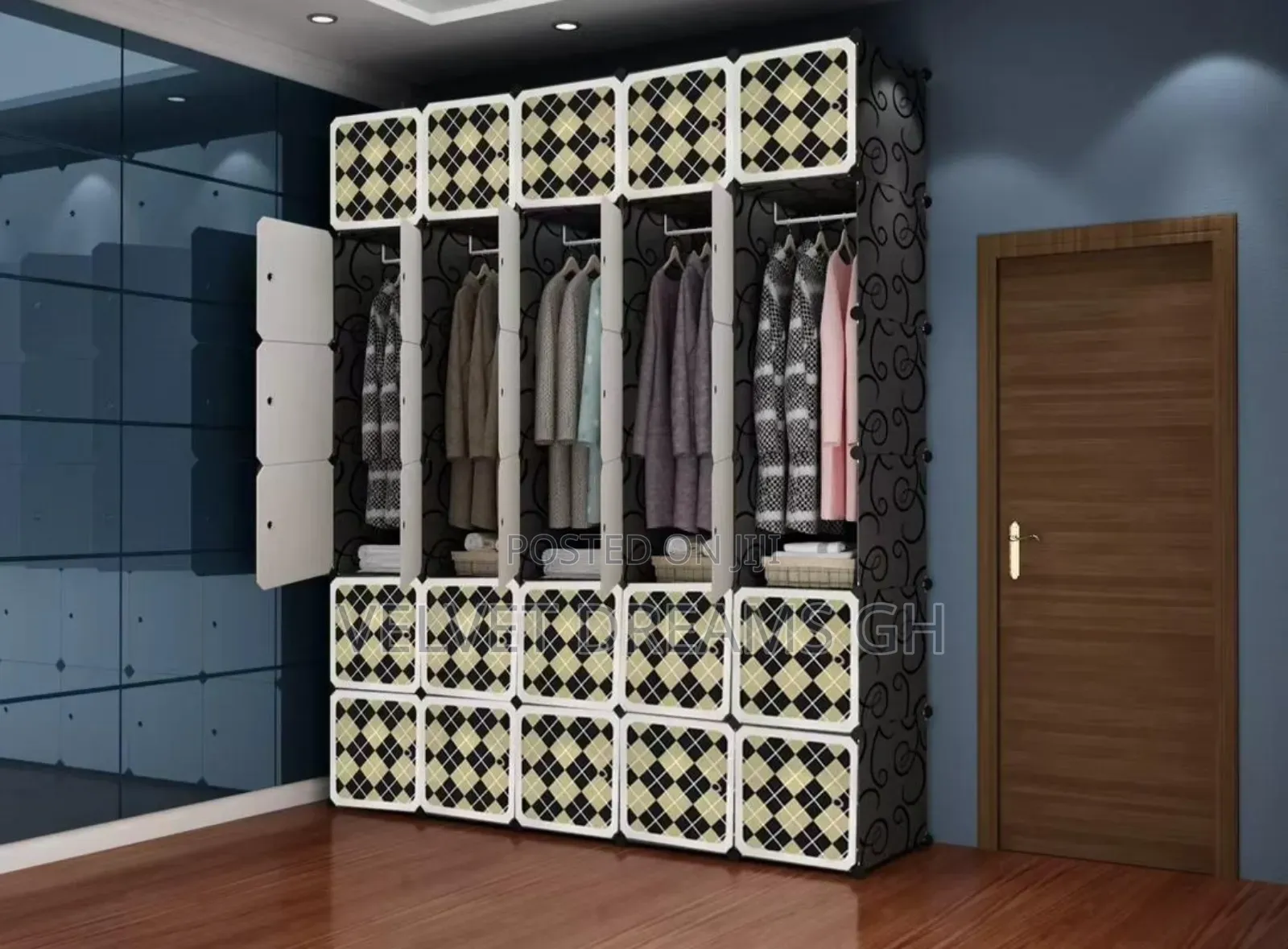 Portable 20 Cubes Wardrobe