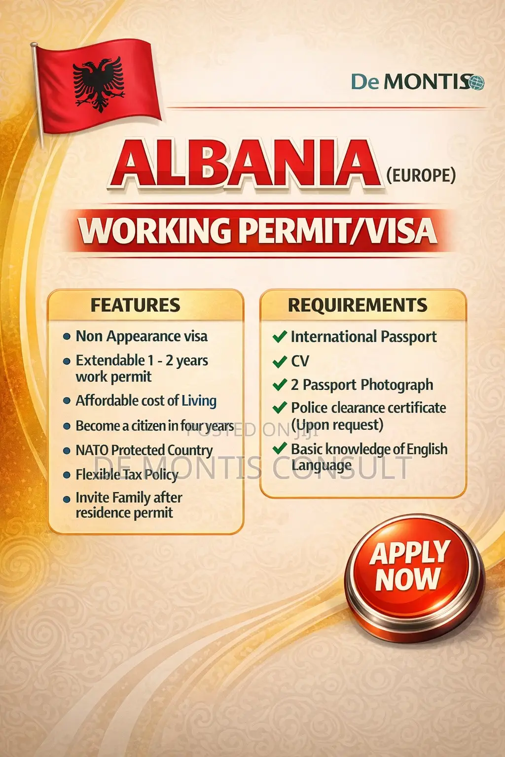 Albania Work Visa