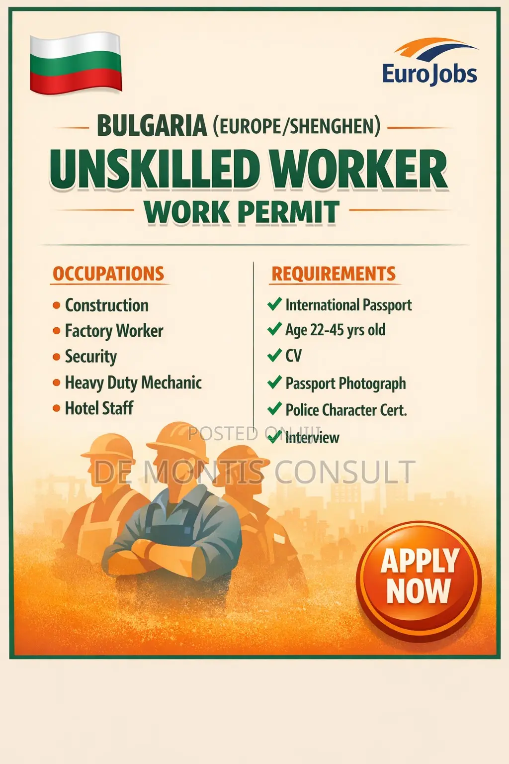 Bulgaria Work Visa