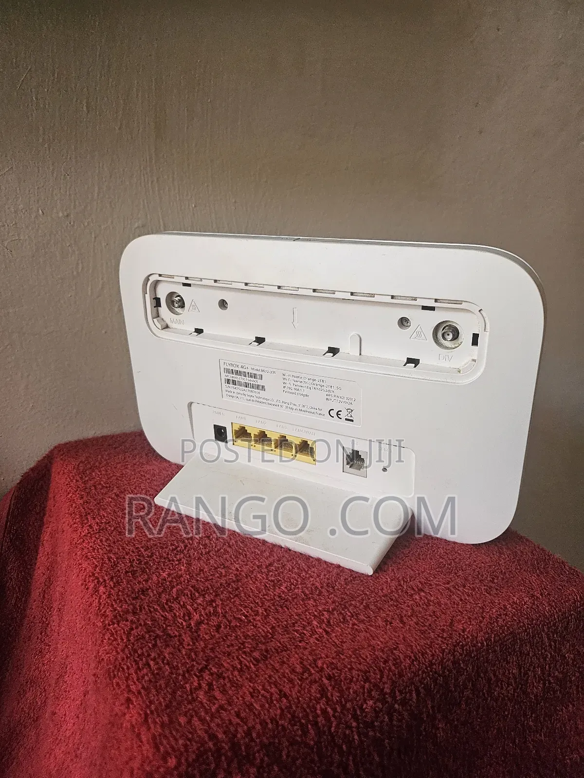 Flash Sale! Slightly Used 4G+ Orange Flybox Router