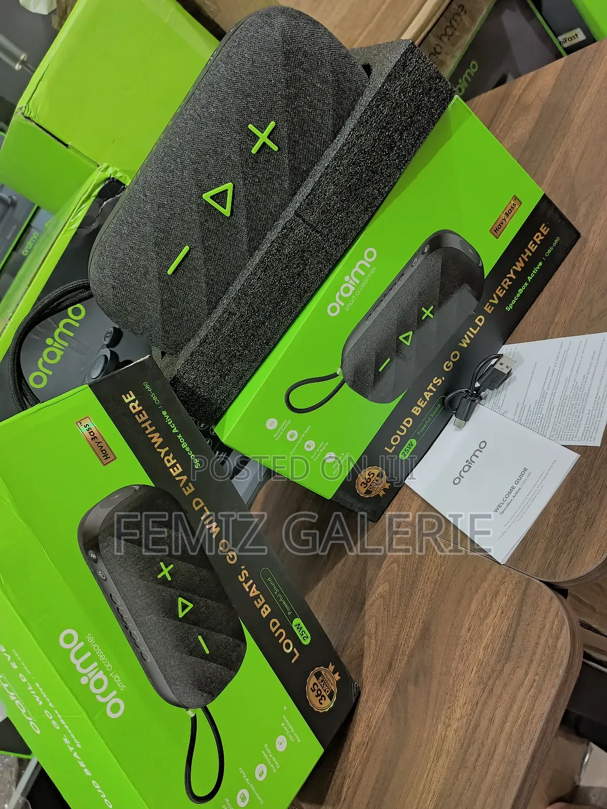 Oraimo Spacebox Active 25w Portable Speaker With Fm Radio Custom Eq