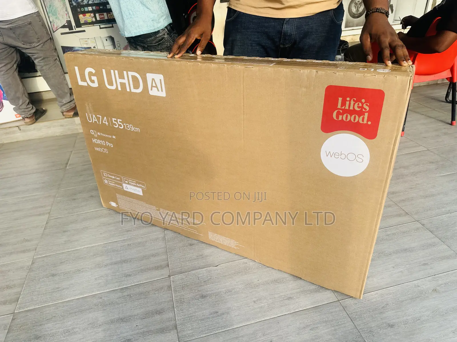 Enjoy Uhd View on Lg Smart Satellite 55inch Digital Tv