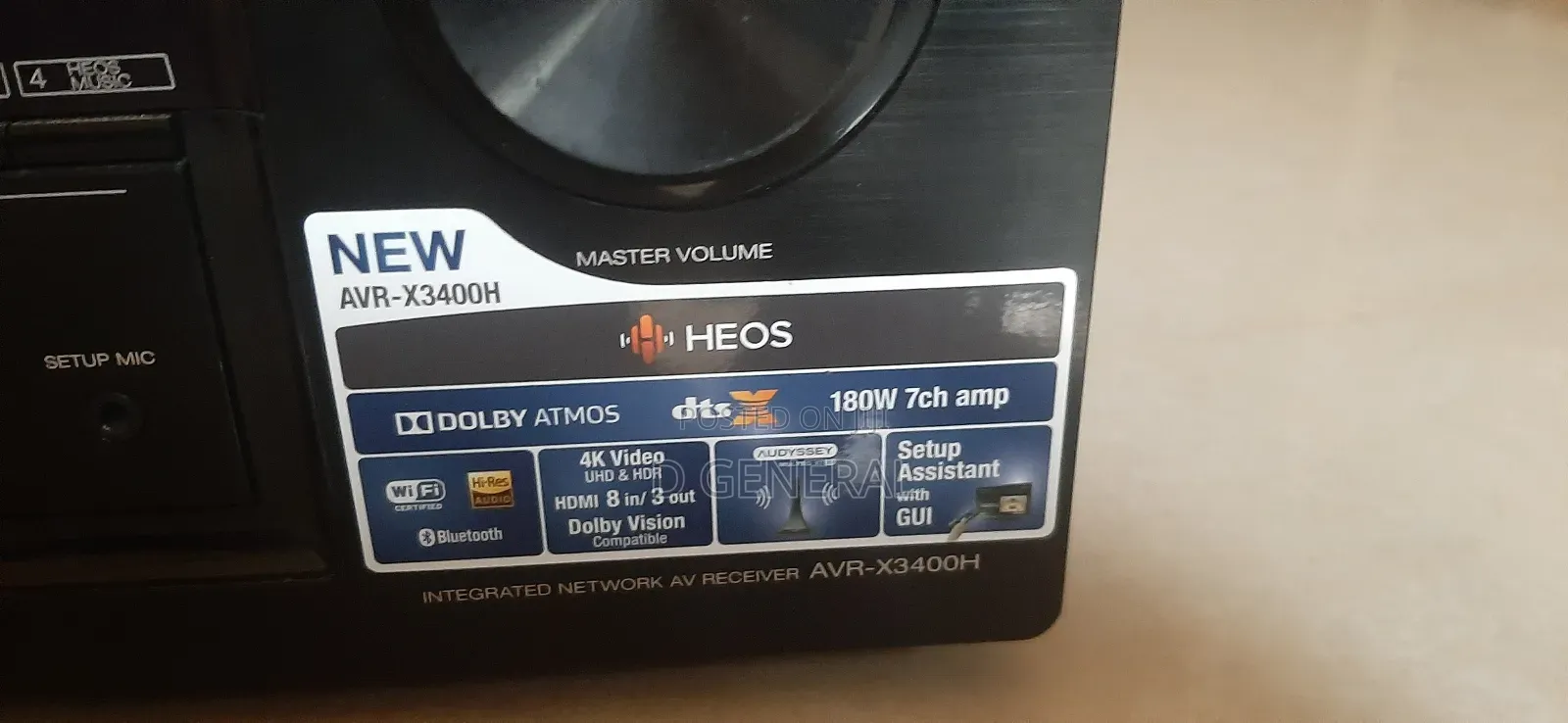 Denon Avr X3400h Bluetooth Amplifier
