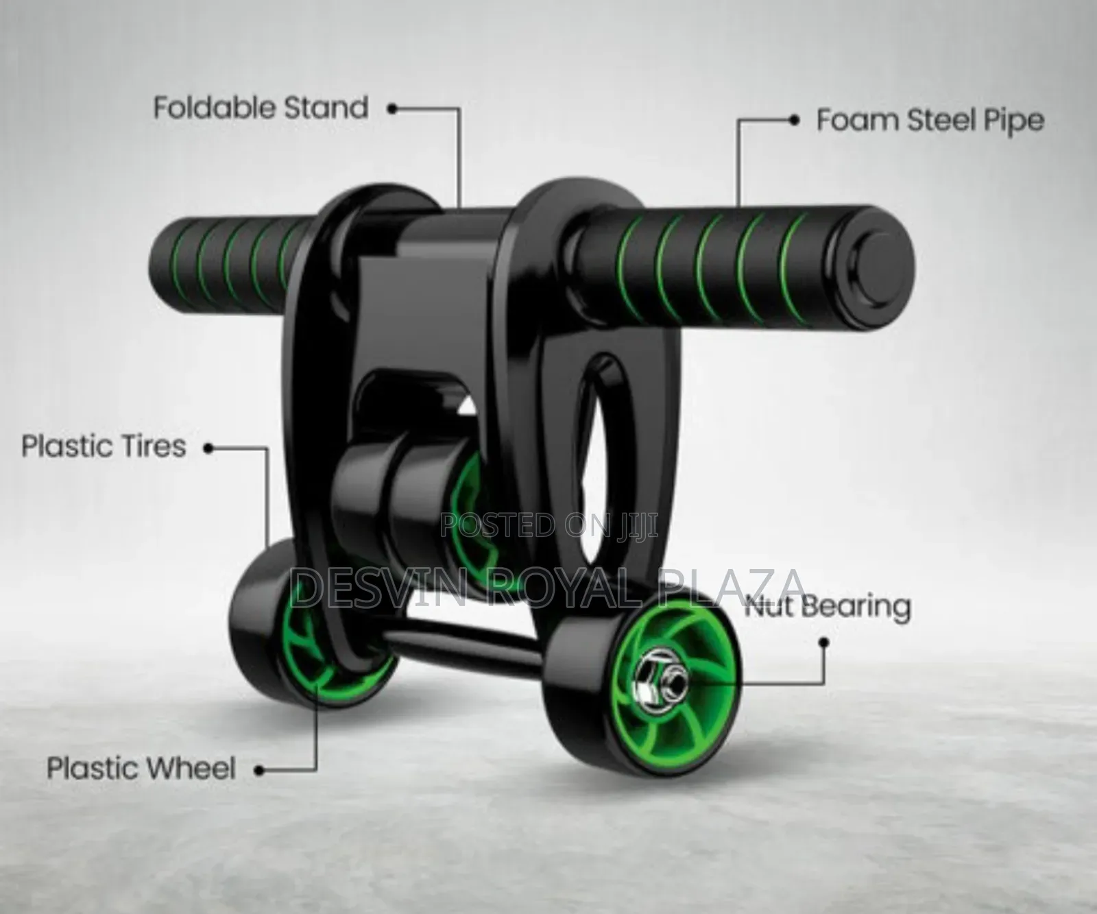 3 Wheel Ab Roller ( Foldable)