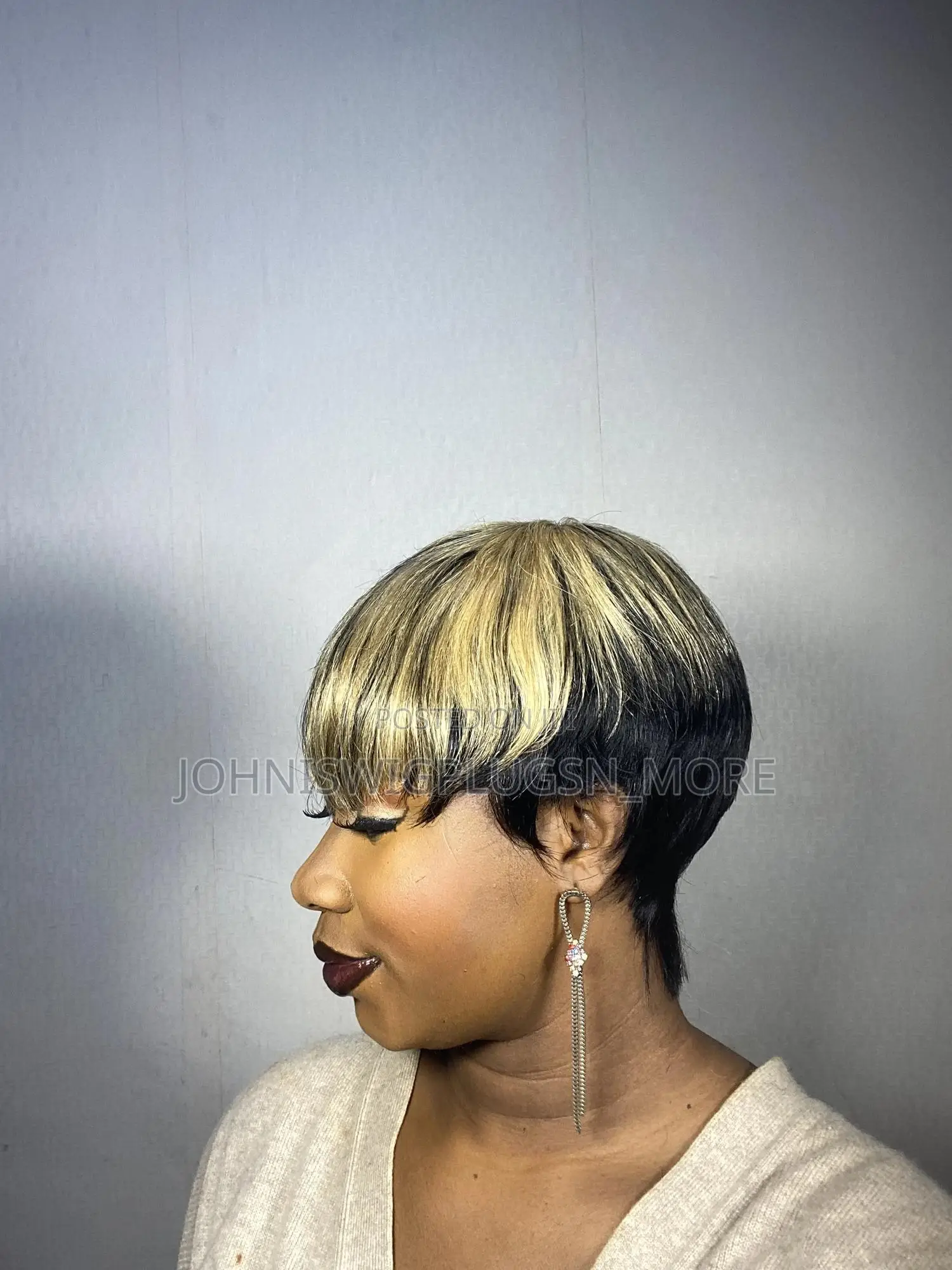 Fringe and Flat Pixie Cut
