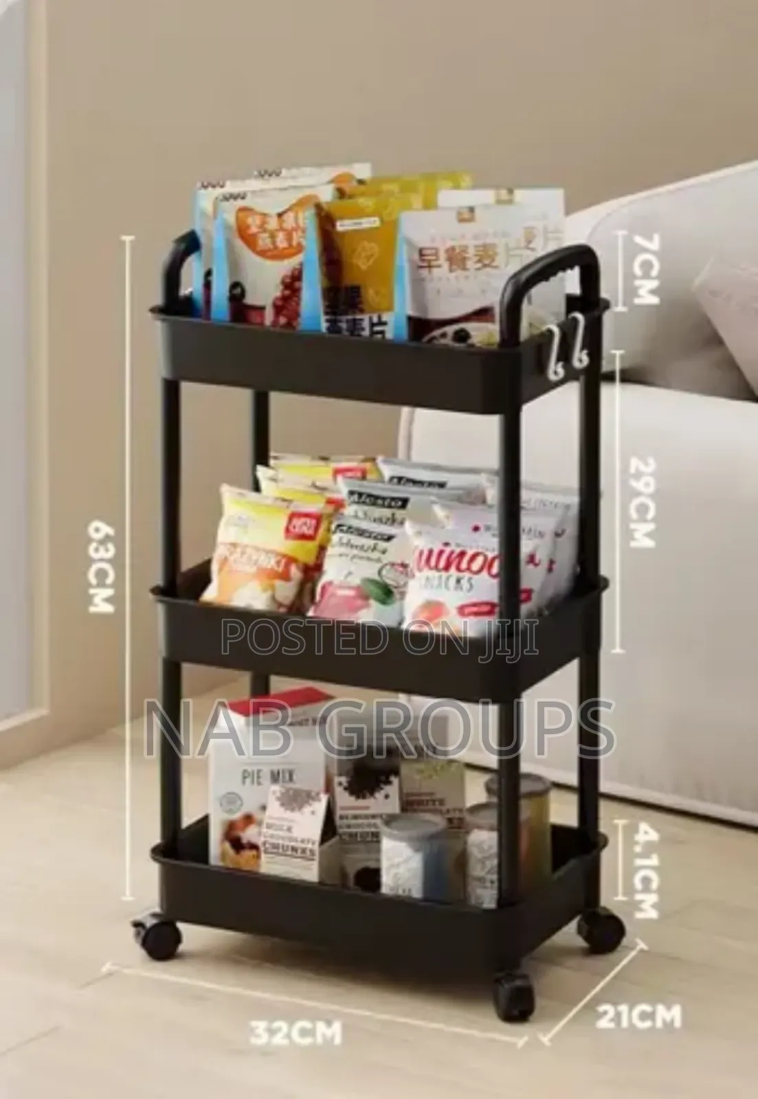 Plastic Rack on Wheels