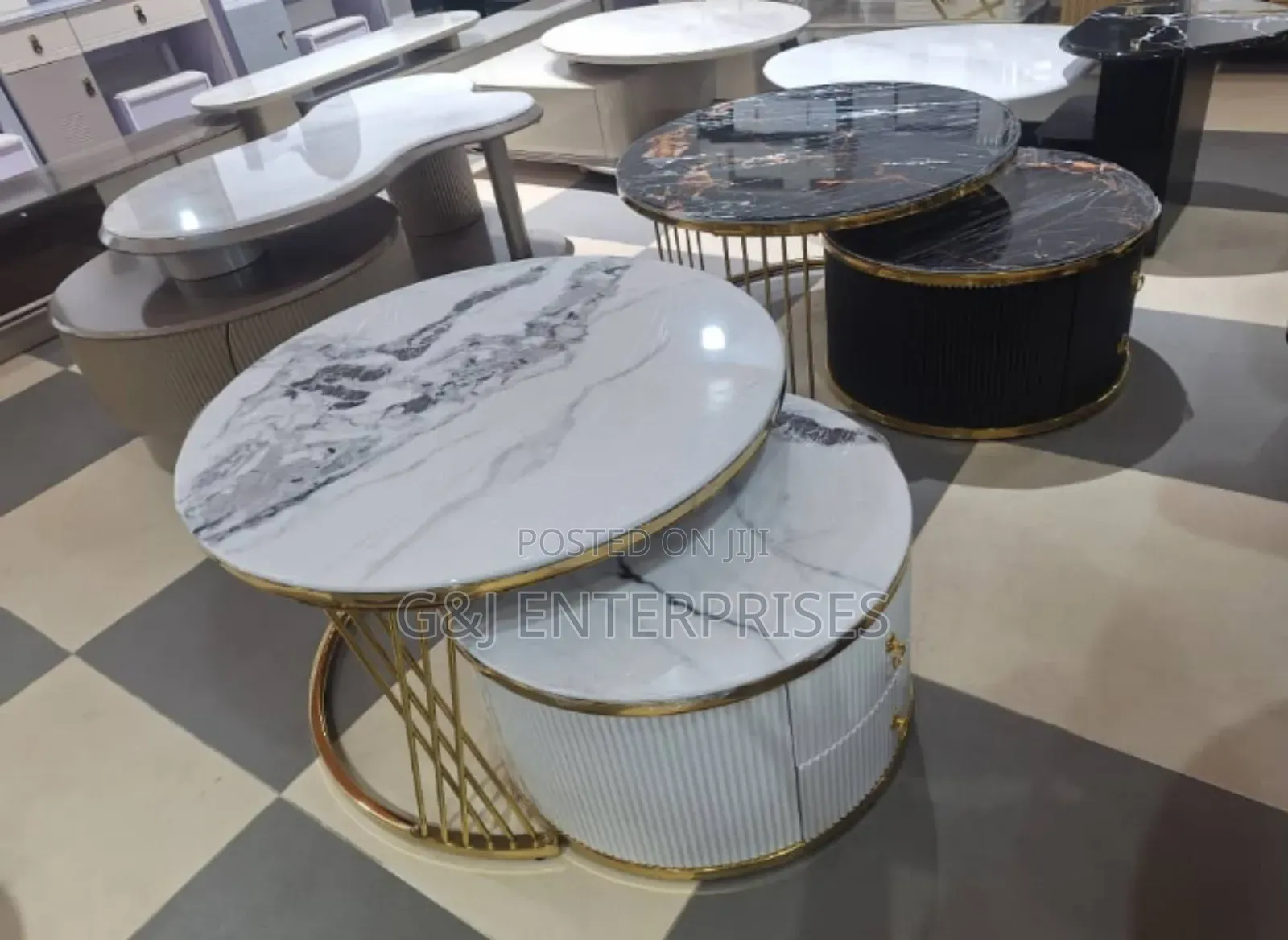 Morden Design Center Table Marble