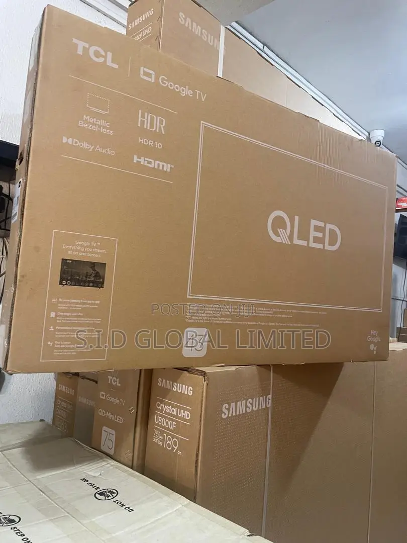 Upgrade Your View:Tcl 43" Qled Smart Tv With Built-in Google Assistant